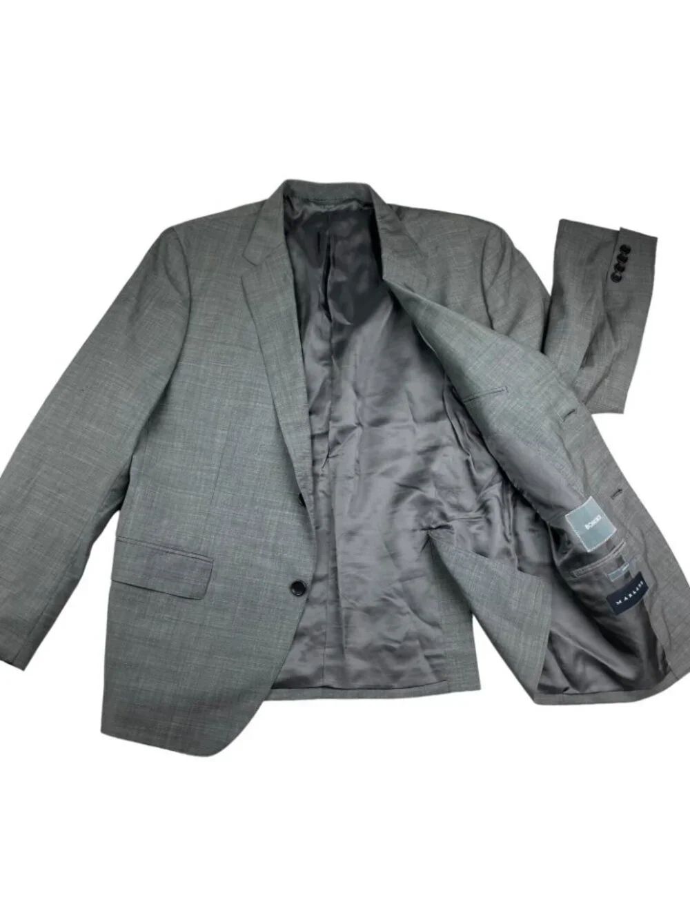 Bonobos Men's Marlane Standard Fit 100% Wool 2-Button Blazer Jacket Gray • 42S_3